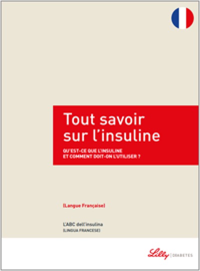 Copertina della guida multilingua sul diabete:L'ABC dell’insulina in francese