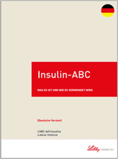 Copertina della guida multilingua sul diabete:L'ABC dell’insulina in tedesco
