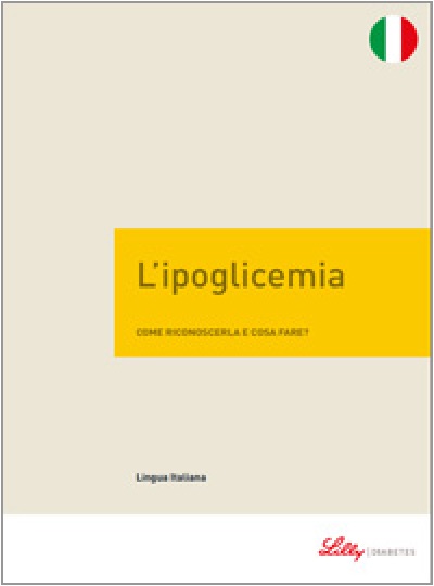 Copertina della guida multilingua sul diabete: L'ipoglicemia in italiano