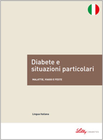 Copertina della guida multilingua sul diabete: Diabete e situazioni particolari in italiano