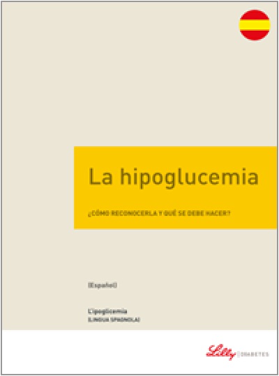 Copertina della guida multilingua sul diabete: L'ipoglicemia in spagnolo