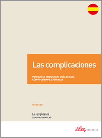 Copertina della guida multilingua sul diabete :Le complicanze in spagnolo